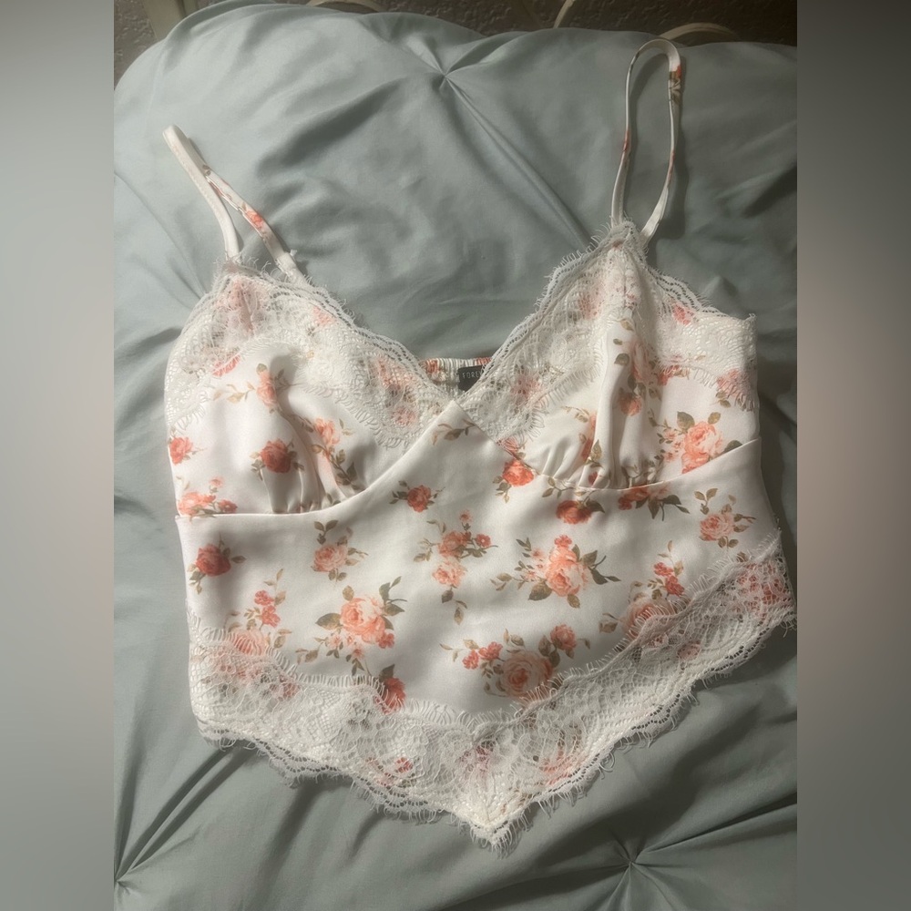 Floral Lace Cami Top